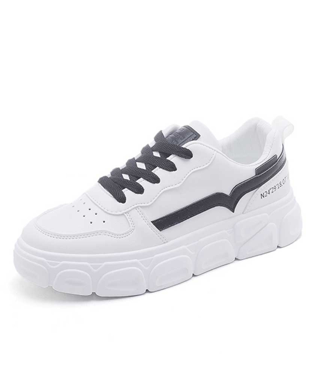 simple white tennis shoes