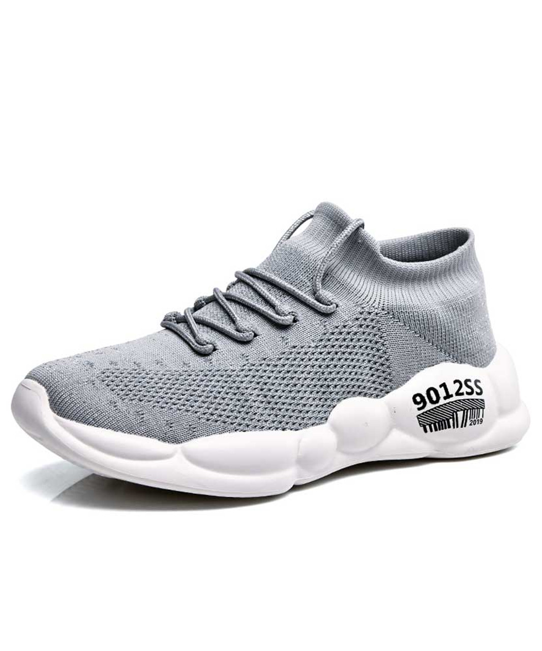 Grey flyknit texture pattern print shoe sneaker | Womens shoe sneakers ...