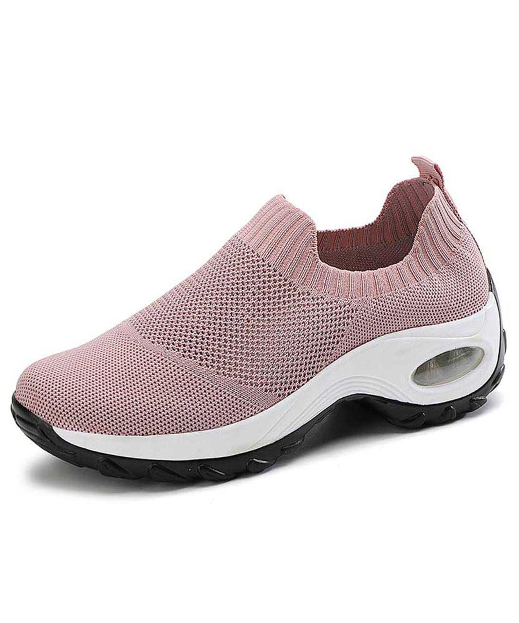 Pink sock like entry slip on double 