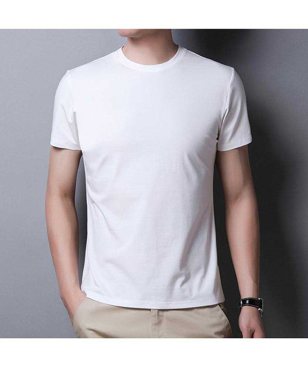 short white tee shirt