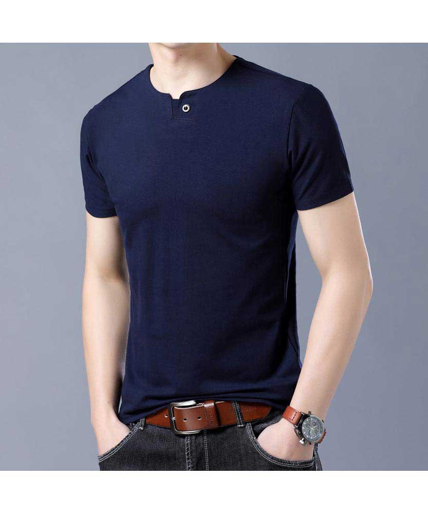 navy plain t shirt