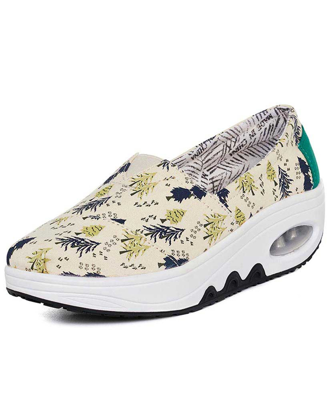 Women's Beige Slip-On Sneakers & Athletic Shoes