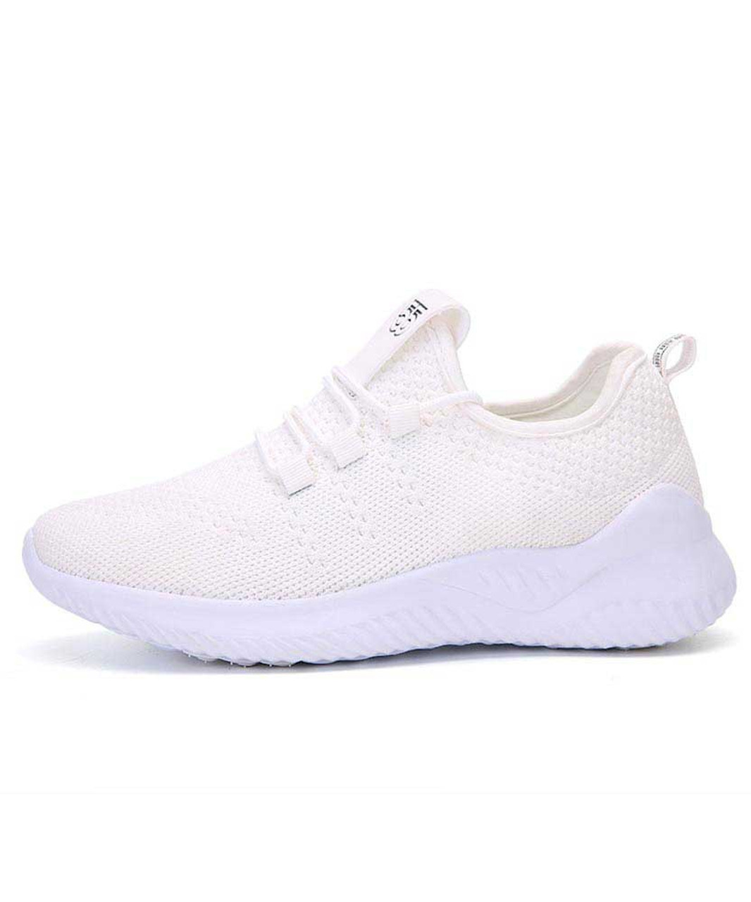 White number 55 print flyknit casual shoe sneaker | Womens sneakers ...