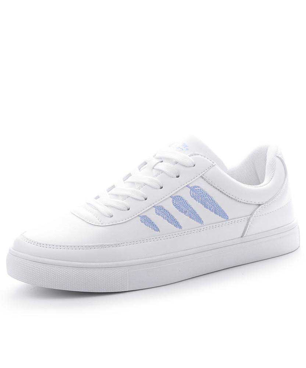 blue lace up shoes