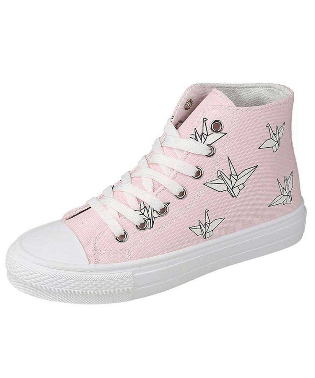womens pink canvas sneakers