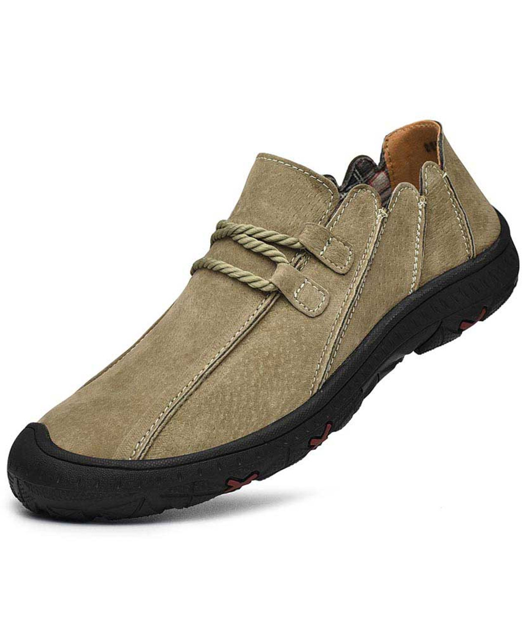 Khaki join sewed style casual shoe sneaker | Mens shoe sneakers online ...