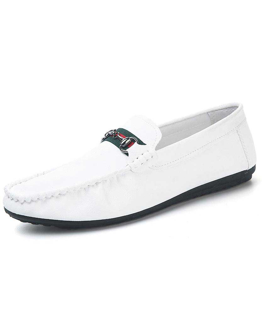 men's white dress shoes loafers