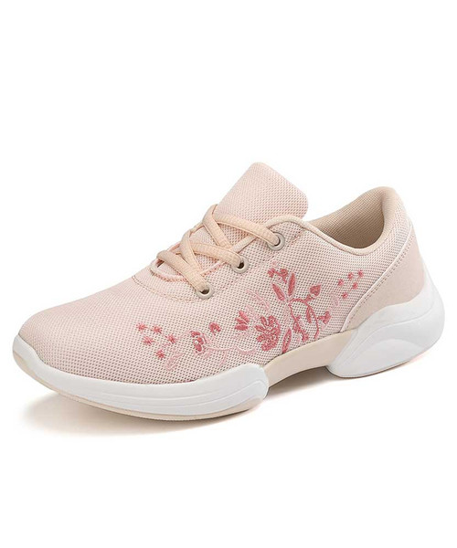 Pink canvas floral print shoe sneaker