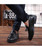 Men's black croc skin pattern tassel slip on dress shoe 06