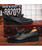 Men's black croc skin pattern tassel slip on dress shoe 11