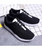 Women's black casual hollow out lace up shoe sneaker 12
