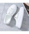 Women's white lace hollow cut mule shoe sneaker 07