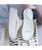 Women's white lace hollow cut mule shoe sneaker 09