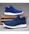 Women's blue pattern texture flyknit slip on shoe sneaker 10