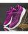 Women's purple pattern texture flyknit slip on shoe sneaker 09