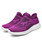 Women's purple pattern texture flyknit slip on shoe sneaker 12