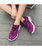 Women's purple pattern texture flyknit slip on shoe sneaker 08