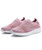 Women's pink texture flyknit sock like entry slip on shoe sneaker 12