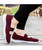 Women's red flyknit low cut hollow slip on shoe sneaker 07