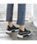 Women's black stripe texture hollow cut flyknit shoe sneaker 02