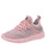 Women's pink pattern texture NICE print flyknit shoe sneaker 01