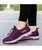 Women's purple stripe texture pattern flyknit shoe sneaker 02