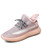 Women's pink texture stripe check casual shoe sneaker 01