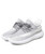 Women's white texture stripe check casual shoe sneaker 15