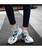 Women's white blue sport print casual shoe sneaker 03