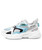 Women's white blue sport print casual shoe sneaker 15