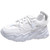 Women's white splicing style plain casual shoe sneaker 01
