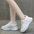 Women's white splicing style plain casual shoe sneaker 05