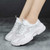 Women's white casual hollow sport shoe sneaker 02