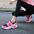 Women's pink casual velcro slip on shoe sneaker 02