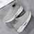 Women's grey texture pattern sock like slip on shoe sneaker 06