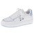 Women's white blue anime bear pattern casual shoe sneaker 01