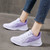 Women's white purple flyknit stripe texture casual shoe sneaker 05