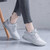 Women's grey flyknit stripe texture pattern shoe sneaker 05