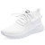 Women's white flyknit stripe texture logo pattern shoe sneaker 01