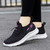 Women's black flyknit stripe pattern texture shoe sneaker 02