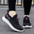 Women's black flyknit stripe pattern texture shoe sneaker 04