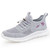 Women's grey flyknit stripe pattern texture shoe sneaker 01