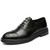 Men's black cap oxford retro brogue dress shoe 01