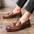 Men's brown check tassel on top penny slip on dress shoe 05