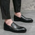 Men's black side buckle strap slip on dress shoe 03 Men's black side buckle strap slip on dress shoe 03