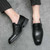 Men's black side buckle strap slip on dress shoe 02 Men's black side buckle strap slip on dress shoe 02