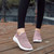 Women's purple flyknit casual sock like entry slip on shoe sneaker 05