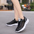 Women's black casual M pattern hollow out shoe sneaker 03