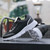 Women's black casual M pattern hollow out shoe sneaker 06