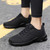 Women's black flyknit texture stripe shoe sneaker 02